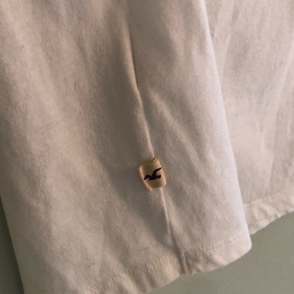 Hollister White Sleeveless Tank Top Size M - Picture 3 of 4